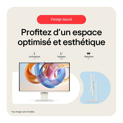 Ecran LG 27U731SA-W.AEU Smart Monitor IPS 27''