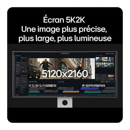 Ecran PC 5K LG 40U990A-W.AEU UltraWide IPS 40''
