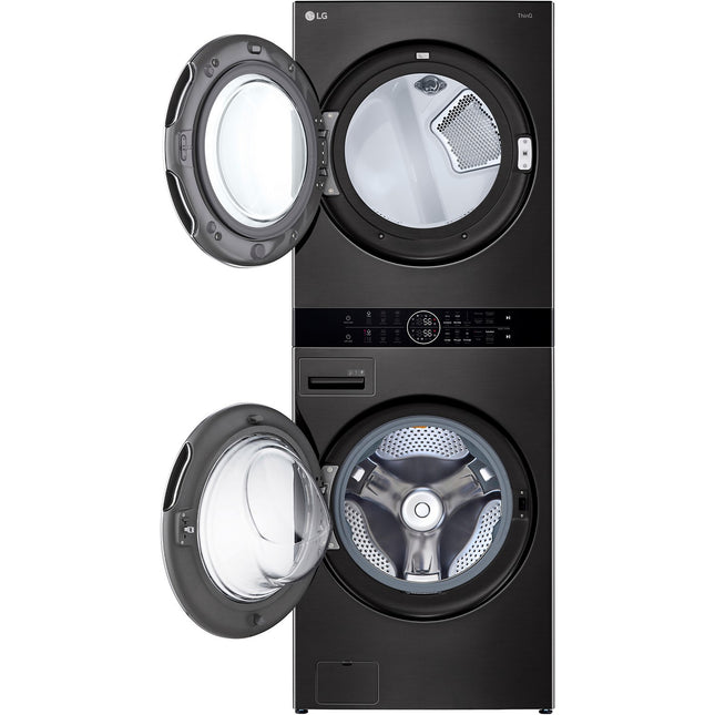 Lave linge séchant hublot LG F761TOWERB2 WashTower