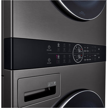 Lave linge séchant hublot LG F761TOWERB2 WashTower