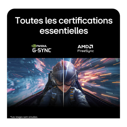Ecran PC Gamer LG 27G411A 27" Full HD 144Hz IPS HDR10 AMD FreeSync & G-Sync