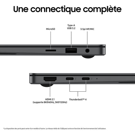 Ordinateur portable SAMSUNG Galaxy Book5 Pro 14'' Copilot+ PC Gris