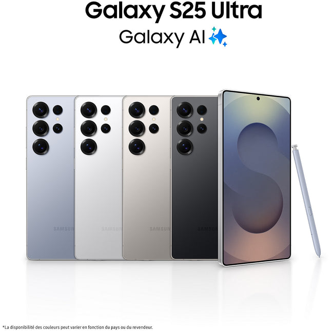 Smartphone SAMSUNG Galaxy S25 Ultra Argent Titane 512Go