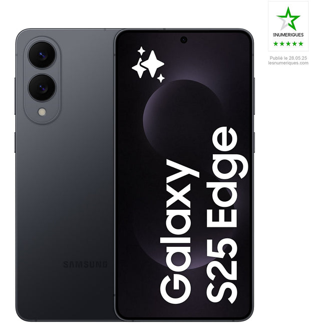 Smartphone SAMSUNG Galaxy S25 Edge Noir Titane 512Go