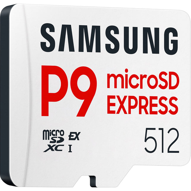 Carte Micro SD SAMSUNG 512Go P9 Express Classe U3 V30 A1