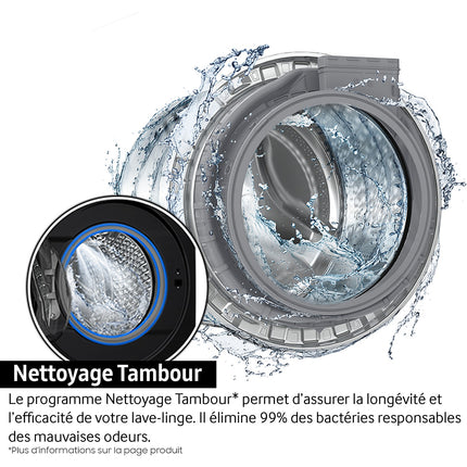Lave linge hublot SAMSUNG AI Ecobubble WW10FG6U94LB