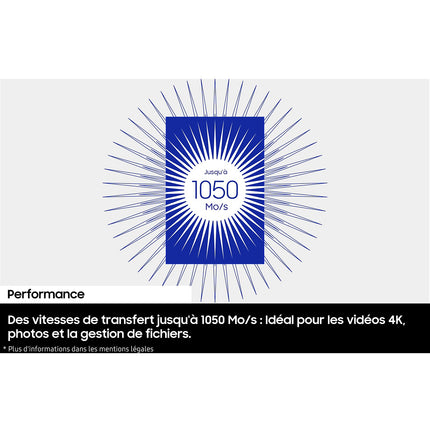 Disque dur SSD externe SAMSUNG 1To T7 Resurrected