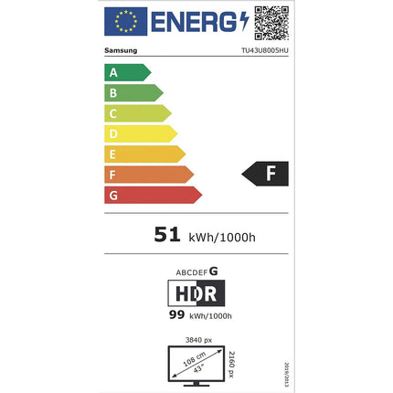 TV LED SAMSUNG TU