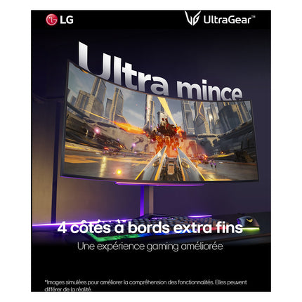 Ecran PC Gamer LG ULTRAGEAR 45GR95QE-B Incurvé 45'' OLED Reconditionné