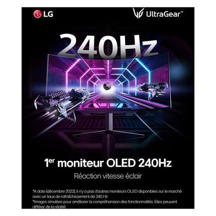 Ecran PC Gamer LG ULTRAGEAR 45GR95QE-B Incurvé 45'' OLED Reconditionné