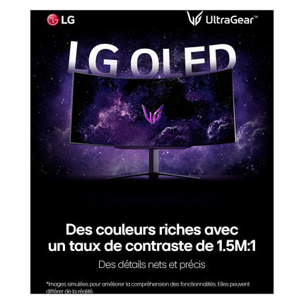 Ecran PC Gamer LG ULTRAGEAR 45GR95QE-B Incurvé 45'' OLED Reconditionné
