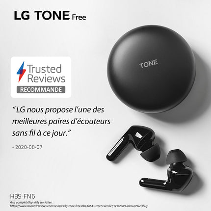 Ecouteurs LG Tone Free FN6 Noir