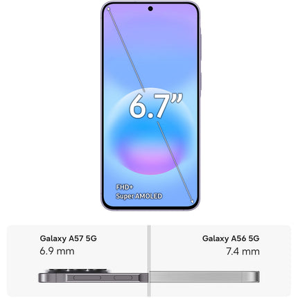 Smartphone SAMSUNG Galaxy A57 256Go Lavande 5G