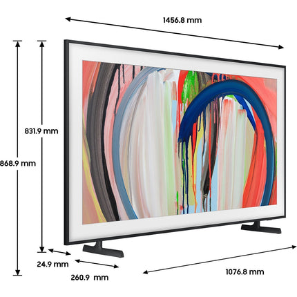 TV QLED SAMSUNG The Frame TQ65LS03HA (2026) 65" (163 cm) 4K - Mode art (effet tableau), boîtier déporté, anti-reflet