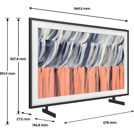TV QLED SAMSUNG The Frame 43LS03HE (2026) 43" (108 cm) 4K Ultra HD - Mode art (effet tableau), Smart TV, anti-reflet