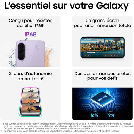 Smartphone SAMSUNG Galaxy A37 256Go Blanc 5G