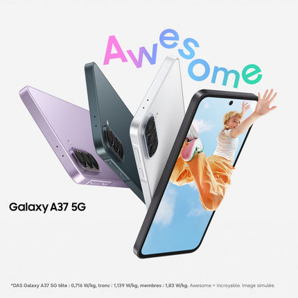 Smartphone SAMSUNG Galaxy A37 256Go Lavande 5G