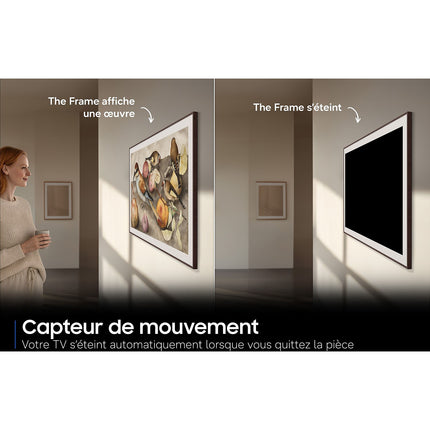 TV Mini LED SAMSUNG The Frame Pro TQ55LS03HW (2026) 55" (138 cm) 4K - Mode art (effet tableau), anti-reflet