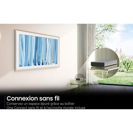 TV QLED SAMSUNG The Frame Pro TQ85LS03HW (2026) 85" (214 cm) 4K - Mode art (effet tableau), anti-reflet