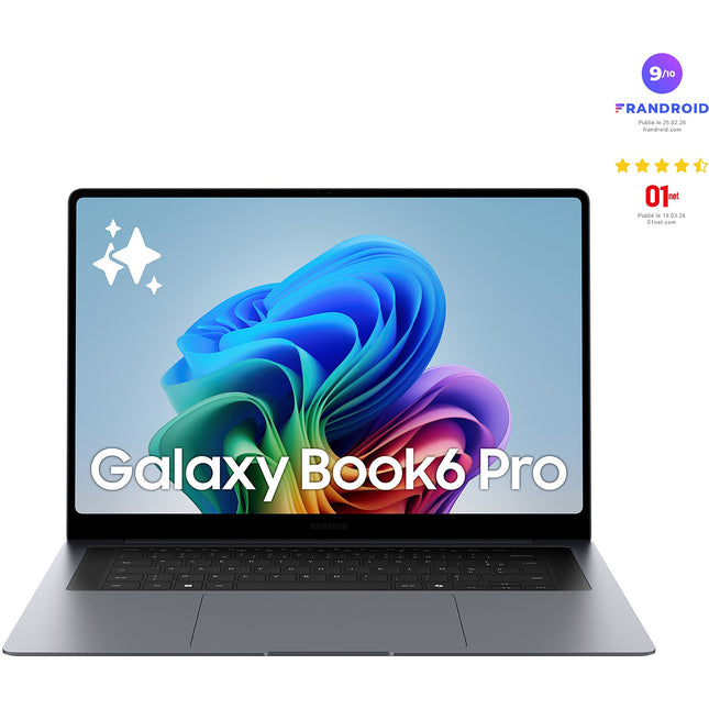 Ordinateur portable SAMSUNG Galaxy Book6 Pro AI 16" Tactile - Intel Core Ultra X7 - 32 Go RAM - SSD 1 To - Copilot+