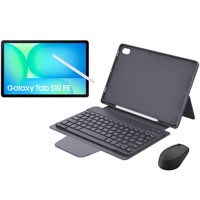 Tablette Android SAMSUNG Pack Galaxy Tab S10FE Bookcover/Souris
