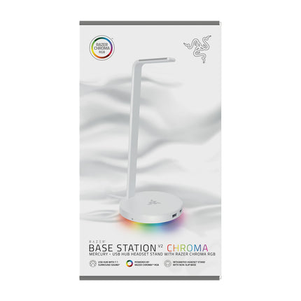 Support casque RAZER Base Station V2 Chroma - Mercury