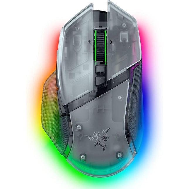 Souris Gamer Sans Fil RAZER BASILISK V3 PRO 35K PHANTOM WHITE ED