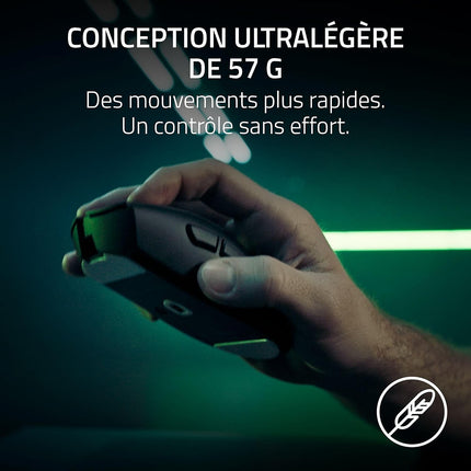 Souris Gamer Sans Fil RAZER DEATHADDER V4 PRO BLANC