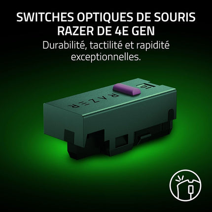 Souris Gamer Sans Fil RAZER DEATHADDER V4 PRO BLANC