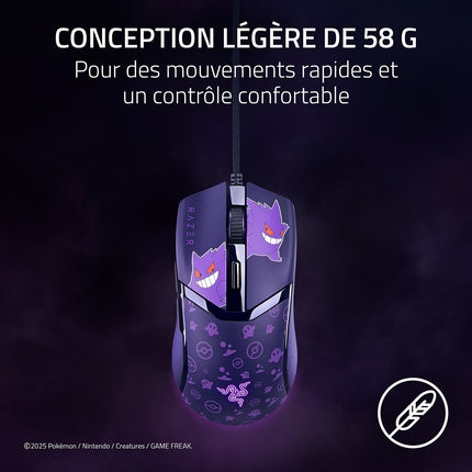 Souris Gamer Filaire RAZER COBRA POKEMON GENGAR ED