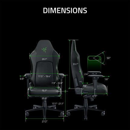 Chaise gaming RAZER Iskur V2 Vert
