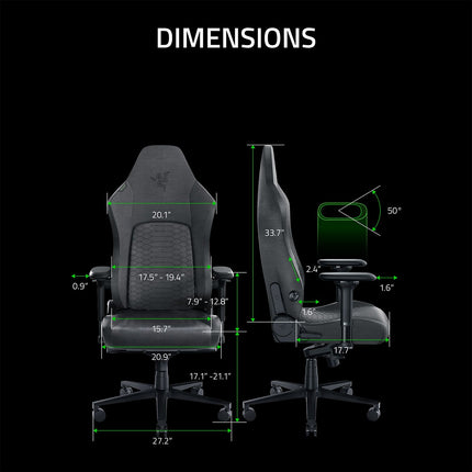 Chaise gaming RAZER Iskur V2 Fabric