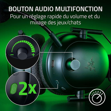 Casque gamer RAZER BlackShark V2 Pro XBOX Noir