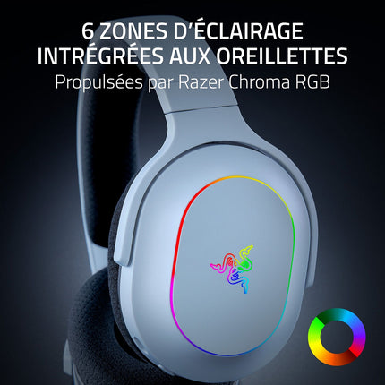 Casque gamer RAZER BARRACUDA X CHROMA BLANC