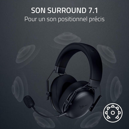 Casque gamer RAZER BLACKSHARK V3 X HYPERSPEED NOIR