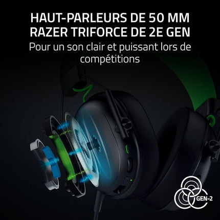 Casque gamer RAZER BLACKSHARK V3 X HYPERSPEED XBOX NOIR