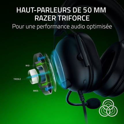 Casque gamer RAZER BlackShark V2 X Xbox Quartz