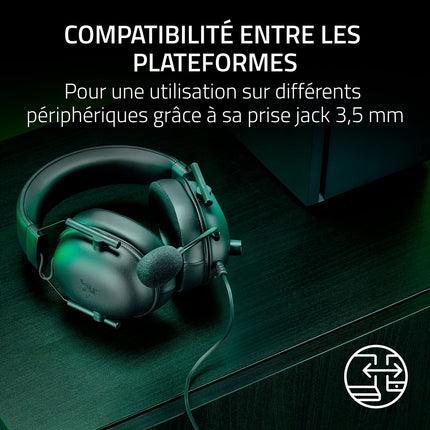 Casque gamer RAZER BlackShark V2 X Xbox Quartz