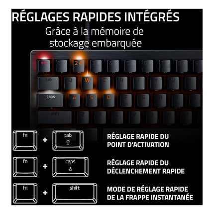 Clavier gamer RAZER Huntsman V3 Pro Mini Noir