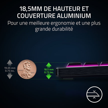 Clavier gamer sans fil RAZER BlackWidow V4 LP TKL Hyperspeed