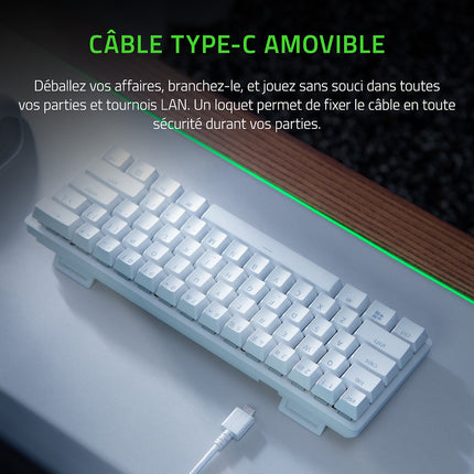 Clavier gamer RAZER Huntsman Mini Edition Mercury