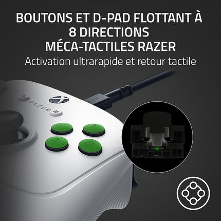Manette RAZER Wolverine V3 Tournament Edition Blanc