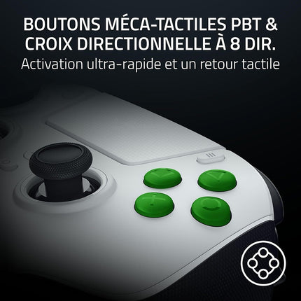 Manette RAZER Raiju V3 Pro Blanc