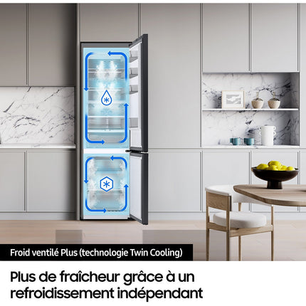 Réfrigérateur combiné SAMSUNG RL38C776ASR