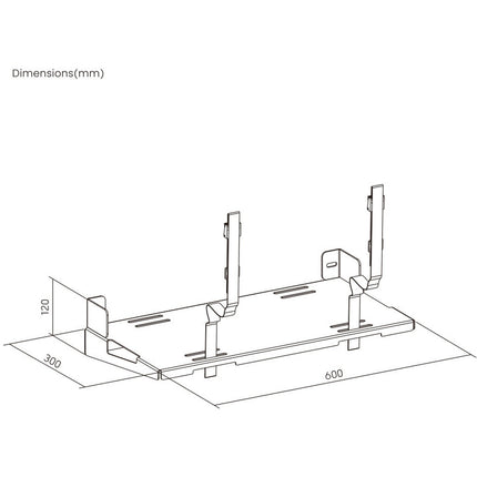 Support OPLITE R8 CPU HOLDER R8 Blanc