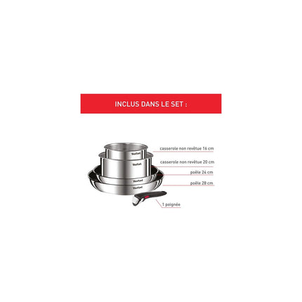Batterie de cuisine TEFAL Ingenio Emotion 5 pcs