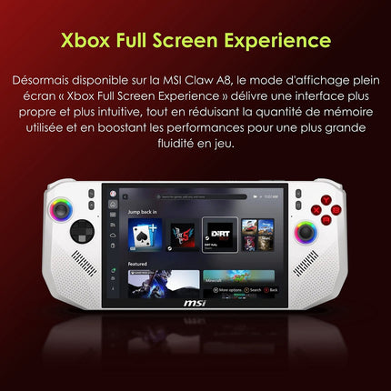 Console Portable MSI Claw A8 BZ2EM-039FR