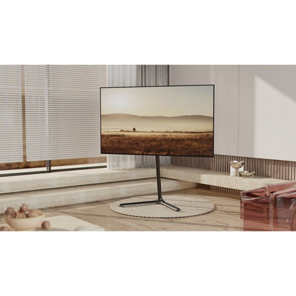 Pied TV ONE FOR ALL Sur pied orientable 360 jusqu'a 90''