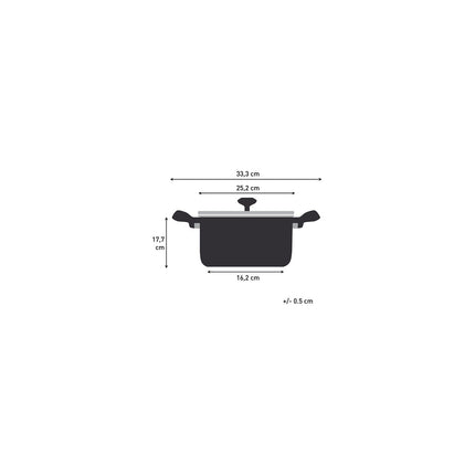 Cocotte TEFAL AIR SOFT LIGHT 24 cm Terra cotta