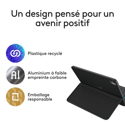 Etui LOGITECH FLIP FOLIO 11 GRAPHITE IPAD PRO/AIR
